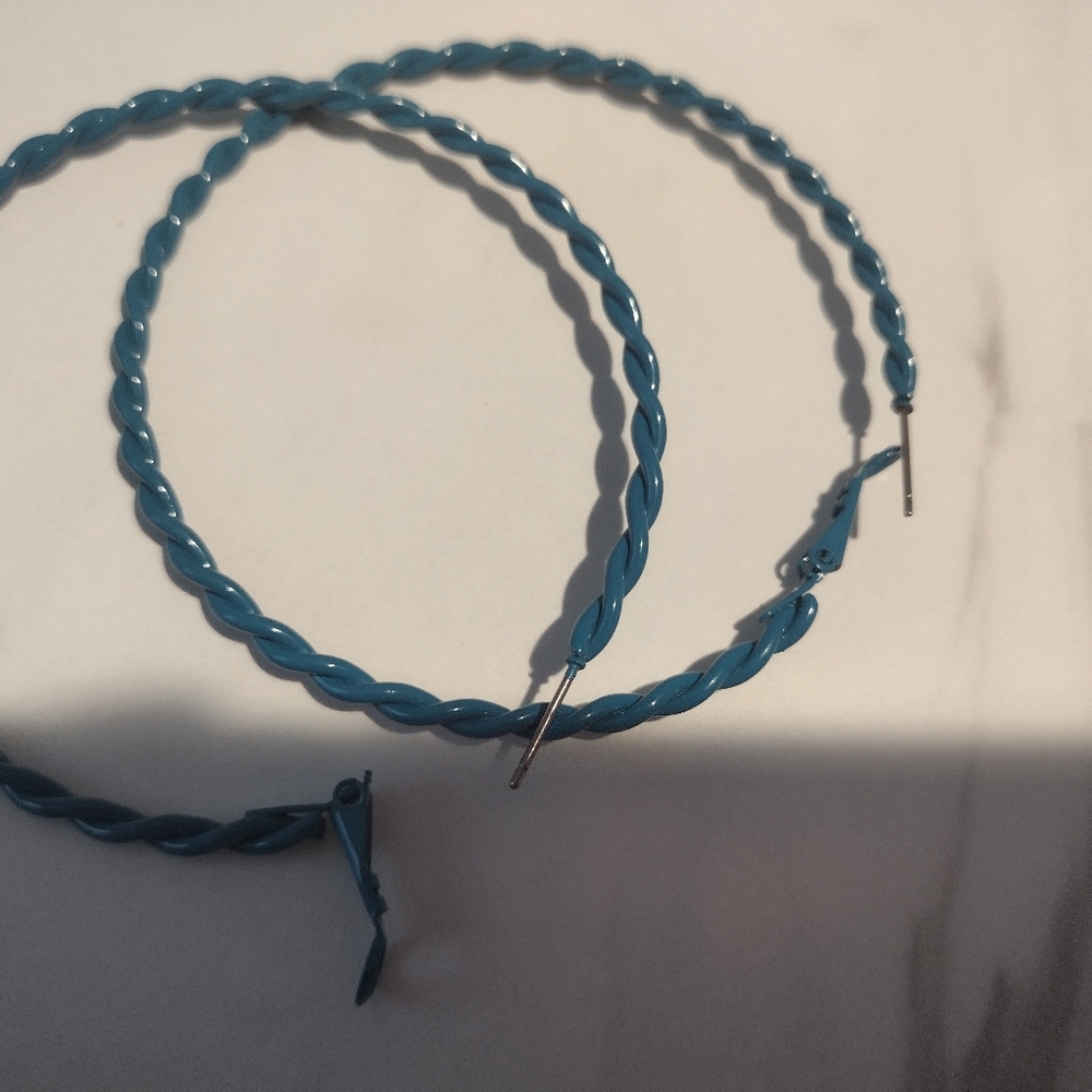Blue earrings